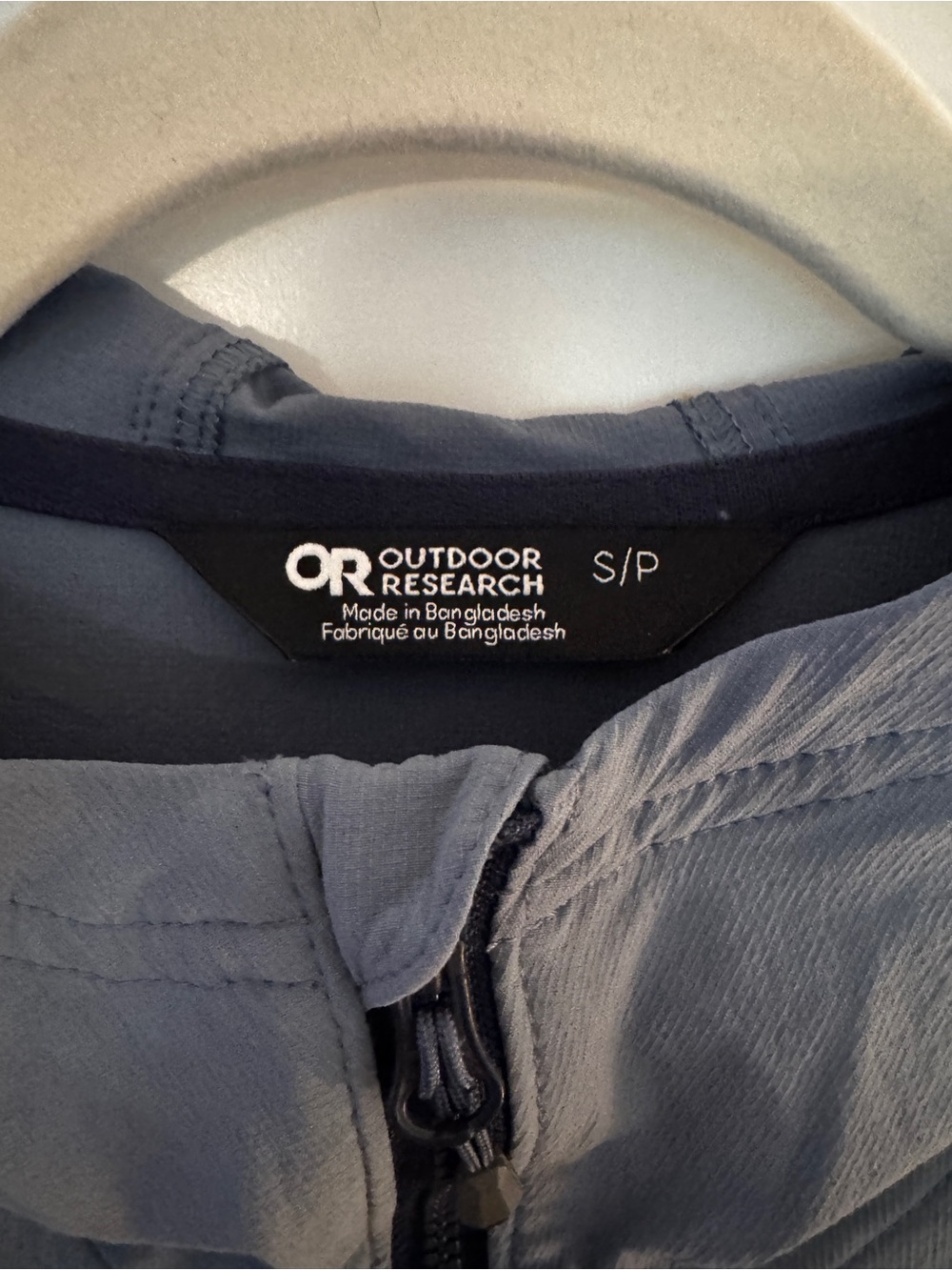 Outdoor Research Woman’s Half-Zip Jacket - Light Blue - Picture 2 of 5
